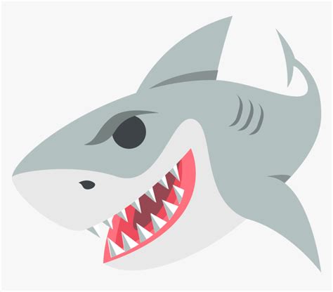 Shark Emoji Png, Transparent Png - kindpng