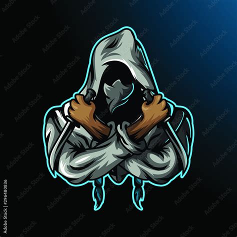 Ninja assassin mascot for sport and esport or gamer logo Stock Vector ...