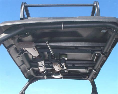 QUICK-DRAW OVERHEAD GUN RACK FOR 42"-45" ROOF POLARIS RANGER MIDSIZE ...