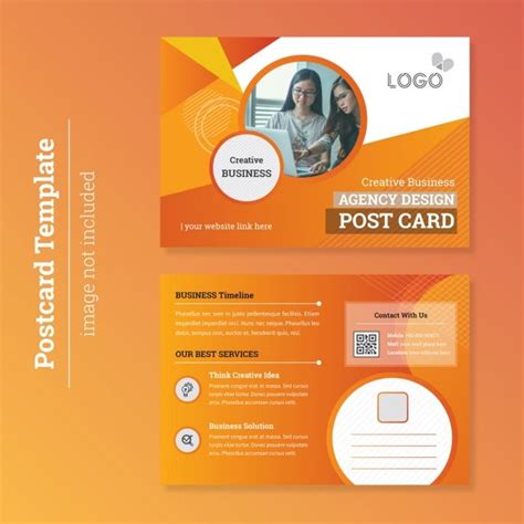 Corporate Business Post Card Flyer Template | Flyer template, Business postcards, Postcard