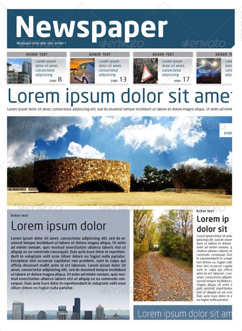 FREE 8+ Sample Newspaper Layouts in InDesign | PDF