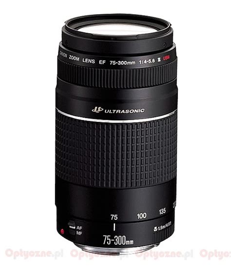 Canon EF 75-300 mm f/4-5.6 III USM - LensTip.com