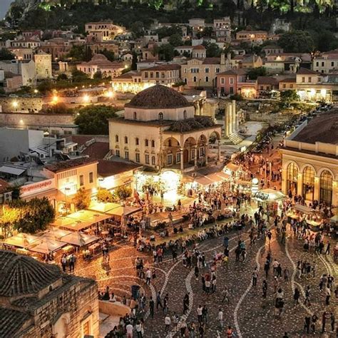 View of Monastiraki Square ~ Athens, Greece Photo: @anna_sarika Wonderful! 😍 Founders ...