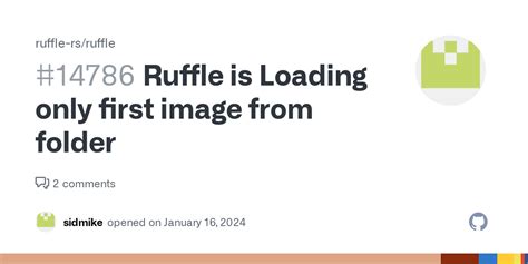 Ruffle is Loading only first image from folder · Issue #14786 · ruffle-rs/ruffle · GitHub