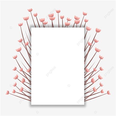 Border Text Box PNG Transparent, Text Box Frame With Flower Border ...