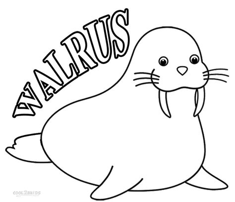 Walrus Coloring Pages