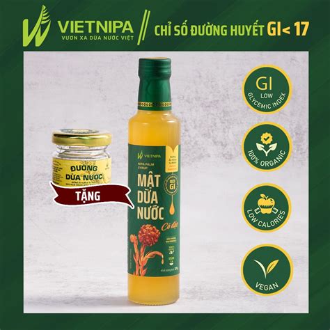 Mật Dừa Nước Vietnipa - Cô đặc - 375g – VIETNIPA.COM