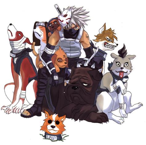 Kakashi dogs -coloured- by jessicacicca on DeviantArt