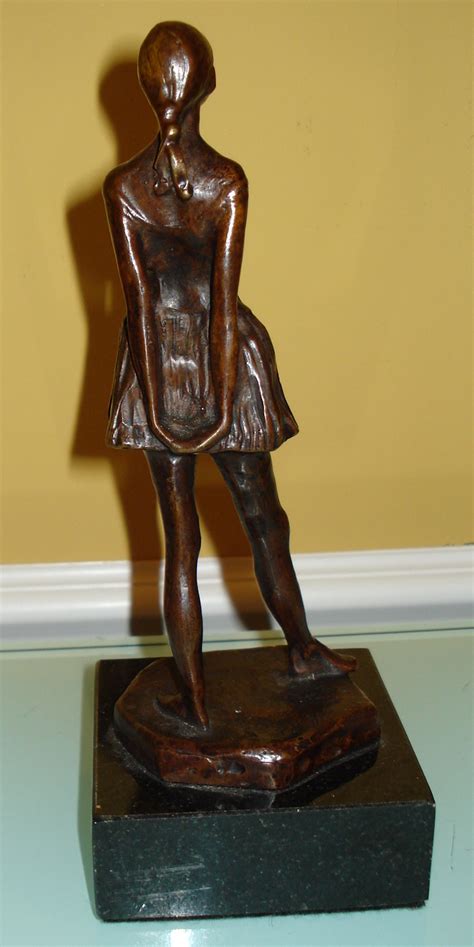 FRENCH EDGAR DEGAS BRONZE SCULPTURE OF BALLERINA