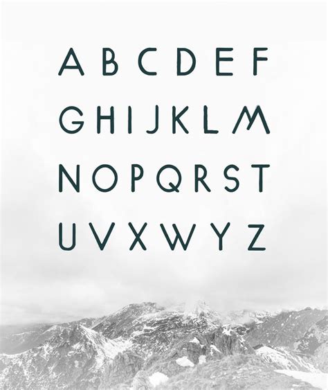 Pin by Daphna Kapnik on Typography | Geometric font, Hipster fonts, Fonts