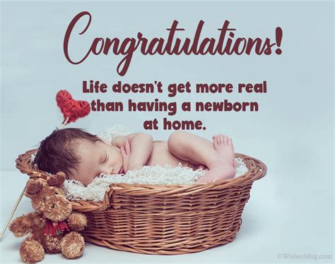 80+ New Born Baby Wishes and Messages | WishesMsg | Newborn baby quotes, Baby congratulations ...