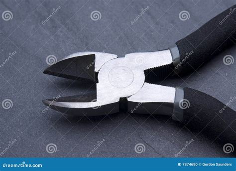 Metal wire cutters stock photo. Image of cutter, handle - 7874680