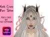 Second Life Marketplace - ::.Mary.:: Halloween Gift 2019 Goth Cross Face Tattoo