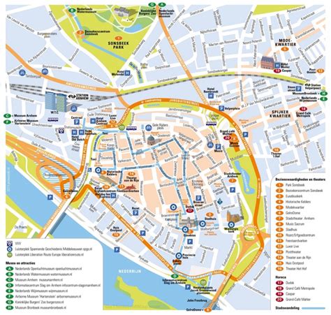 Arnhem tourist map - Ontheworldmap.com