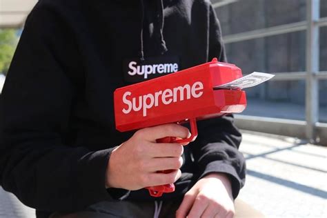 Supreme Cash Cannon Money Gun Make It Rain Money Gun Red - Other