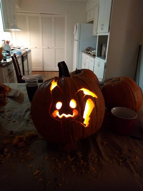 "I carved a Mimikyu pumpkin tonight!" - Pokemonger