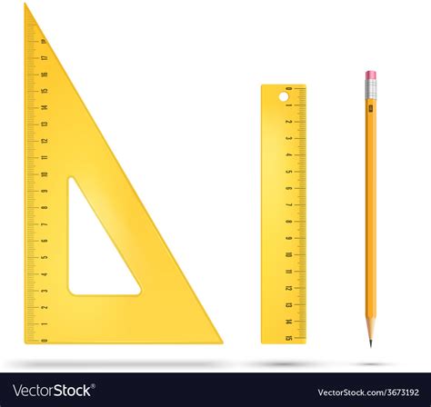 Ruler instruments Royalty Free Vector Image - VectorStock