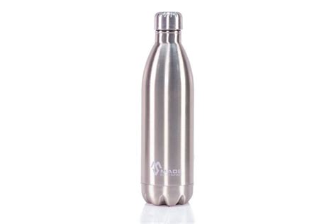 Made Sustained 1.0L Stainless Steel Thermos Big Silver | vegan