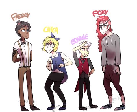 FNAF Human Designs by magerine on DeviantArt | Human design, Fnaf characters, Fnaf