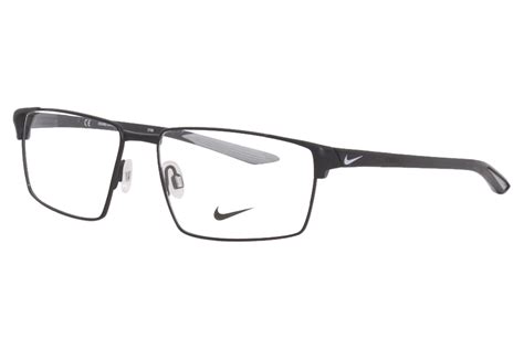 Nike Eyeglasses Men's 8053 009 Satin Black-Wolf Grey 55-15-135mm ...