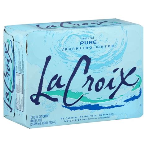 LaCroix Pure Sparkling Water - 12 pk