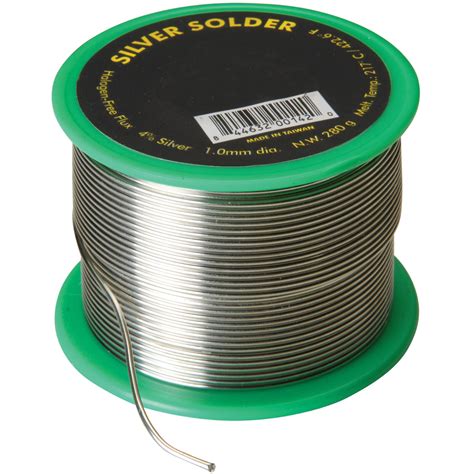 4% Silver Solder 1.0 mm (0.040") 1/2 lb. Spool 844632001420 | eBay