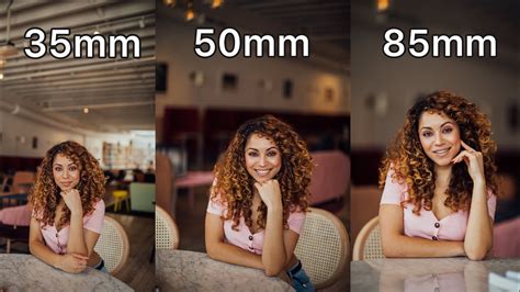 35mm vs 50mm vs 85mm Lens Comparison for Portrait Photography | สมัคร ...