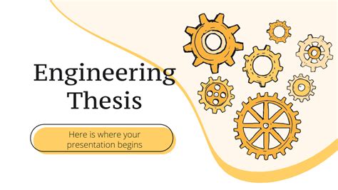 Engineering Thesis Google Slides and PowerPoint template