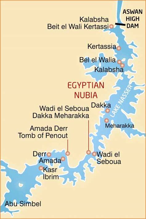 The Hauptmann's: Map of Egypt & Lake Nasser