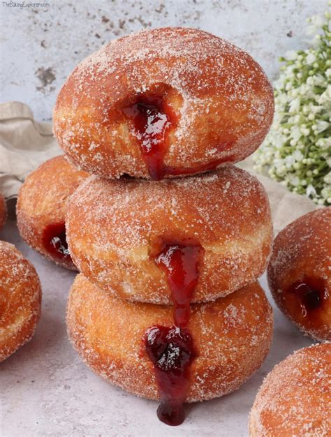 Jam Donuts - The Baking Explorer