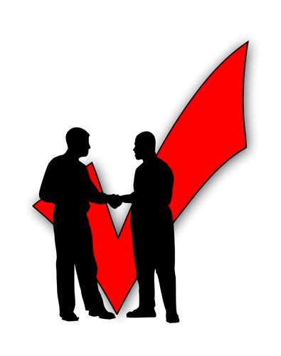 Business People Shaking Hands Vector | Public domain vectors