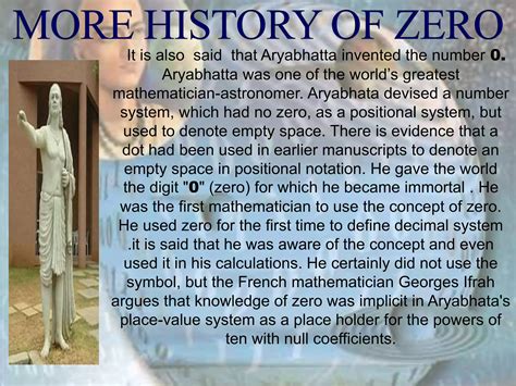 History of Zero - Mathematics