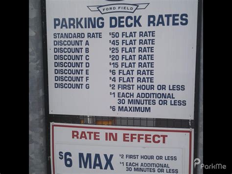 Ford Field Parking Deck - Parking in Detroit | ParkMe