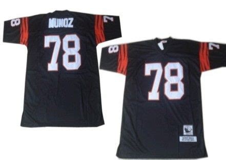 Cincinnati Bengals #78 Anthony Munoz Black Throwback Jersey | Nfl jerseys, Jersey, Cincinnati ...