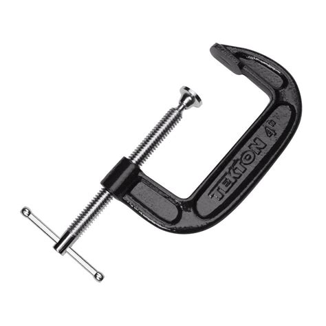 TEKTON 4 in. Malleable Iron C-Clamp-4017 - The Home Depot