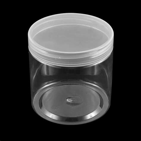 UXCELL Home Household Plastic Cylinder Shaped Transparent Food Storage ...