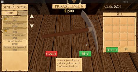 Pickaxe | Westbound roblox Wiki | Fandom