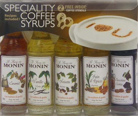 Monin Coffee Syrup Gift Set: Amazon.co.uk: Grocery