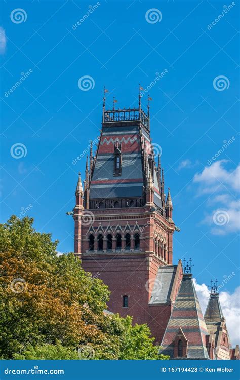 Memorial Hall and Sanders Theatre at Harvard University Editorial Stock Photo - Image of ...