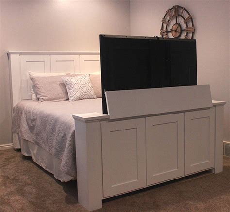 The Hartford TV Bed - Wildwood TV Lift Furniture - Modern TV Bed Design