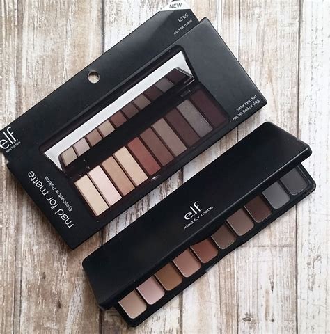 ELF Mad For Matte Eyeshadow Palette Review | Matte eyeshadow, Elf ...