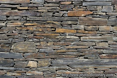 slate wall - photo/picture definition at Photo Dictionary - slate wall word and phrase defined ...