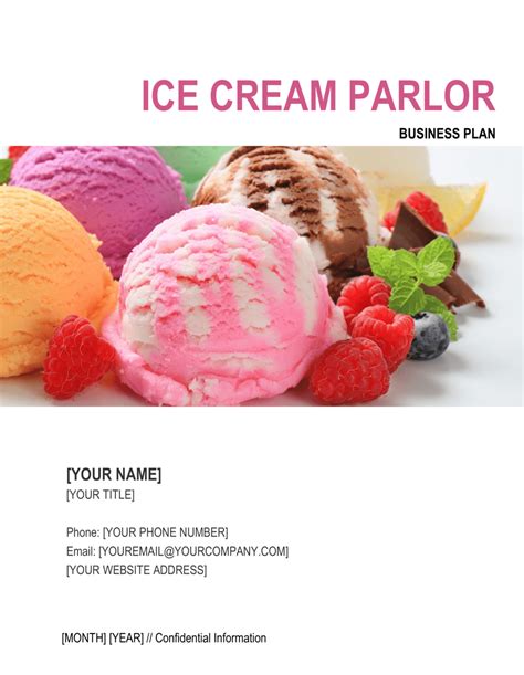 How To Make A Business Plan For A Ice Cream Restaurant - Encycloall