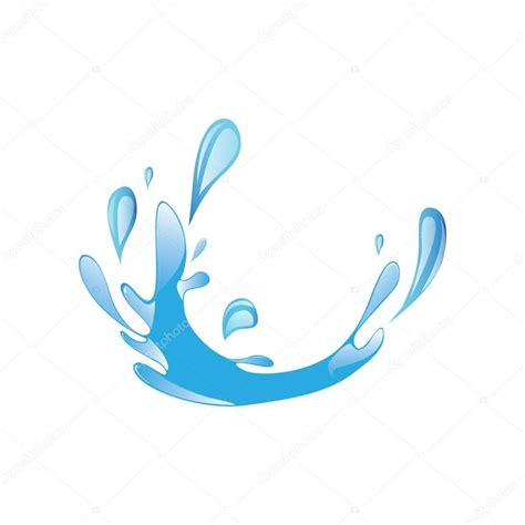 Water splash logo icon vector Stock Vector Image by ©Friendesigns ...