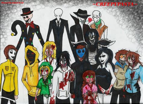 Creepypasta Group by BlackMambaZANE on DeviantArt