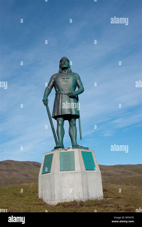 Erik the red statue, greenland hi-res stock photography and images - Alamy