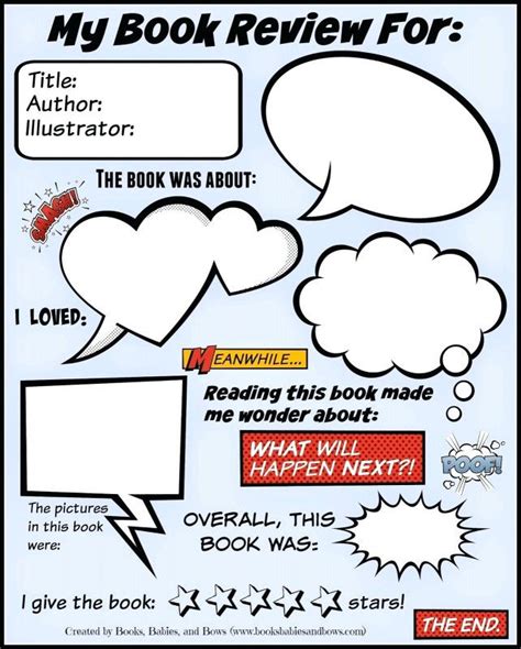 1st Grade Book Report Template New 1st Grade Reading Books Printable ...