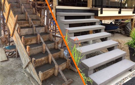 Ready Mix Concrete Steps vs Precast Concrete Stairs - Sanderson Concrete