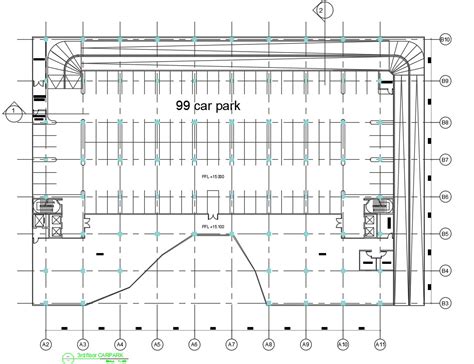 Car Parking Layout Design - Cadbull