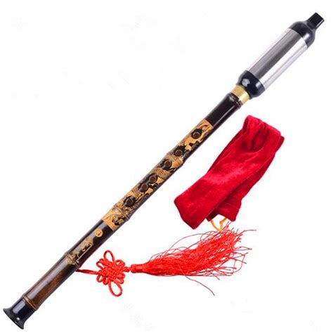 Vertical Playing Bawu Flute Bamboo Flute Bawu F/G Key Clarinet Flute ...